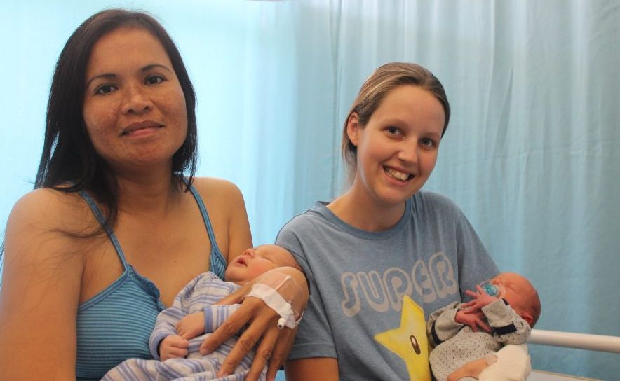 BUNDLES OF JOY: New mums like Juliet Pangatungan and Sarah Ironside will benefit from a funding boost for the maternity ward at Stanthorpe Hospital. BUNDLES OF JOY: New mums like Juliet Pangatungan and Sarah Ironside will benefit from a funding boost for the maternity ward at Stanthorpe Hospital.